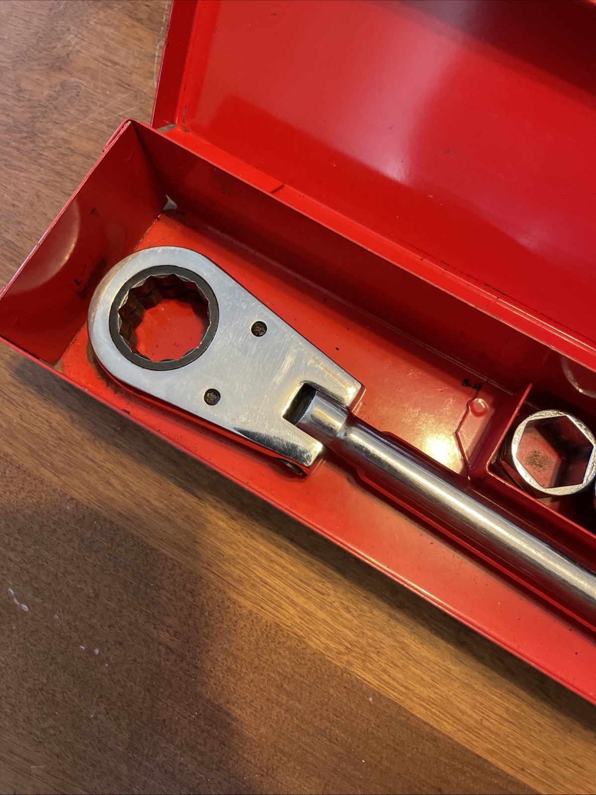 Pristine Vintage Mac Tools USA VRF Flex Pass-Thru Alignment Set w/ Case