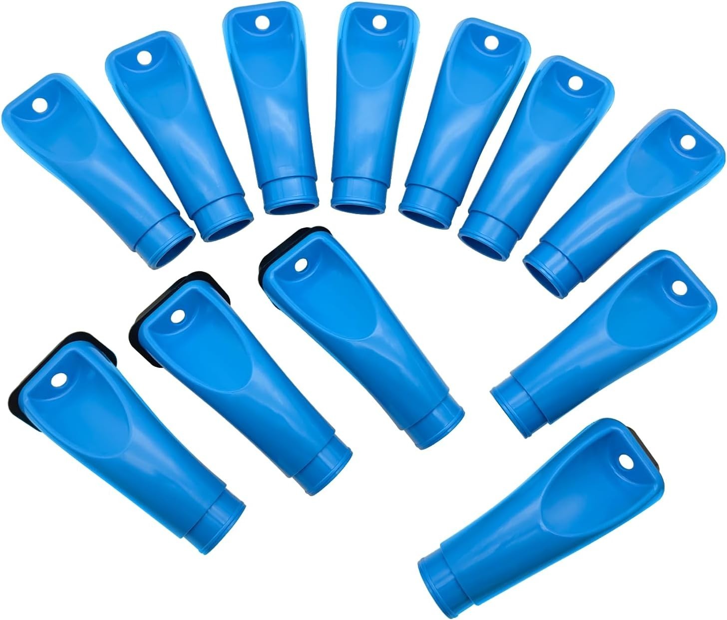 ZKTOOL 12PC Intake Valve Carbon Cleaning Walnut Blasting Adapter
