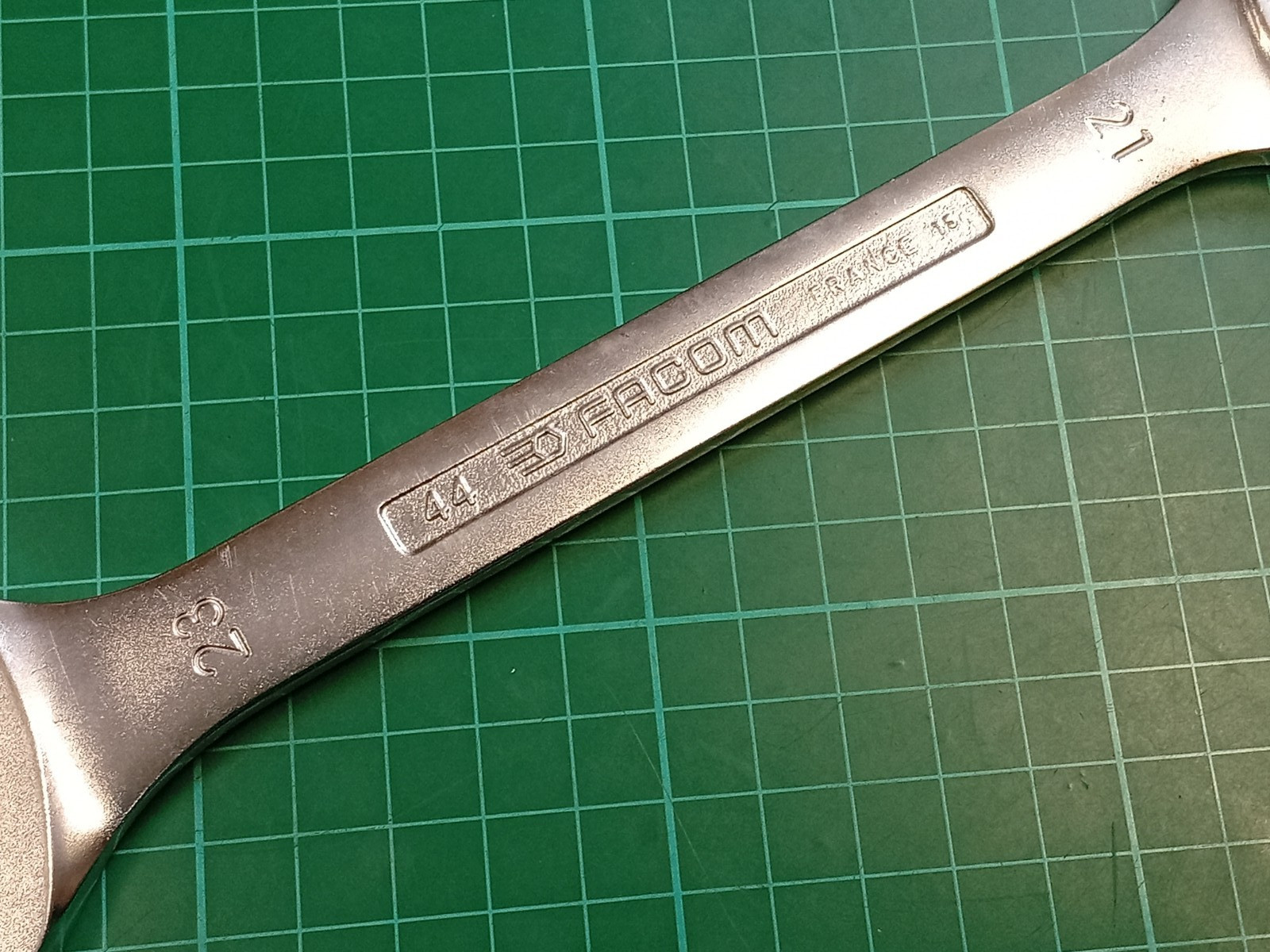 Facom No44, 21mm x 23mm, Open Ended Spanner, Made In France