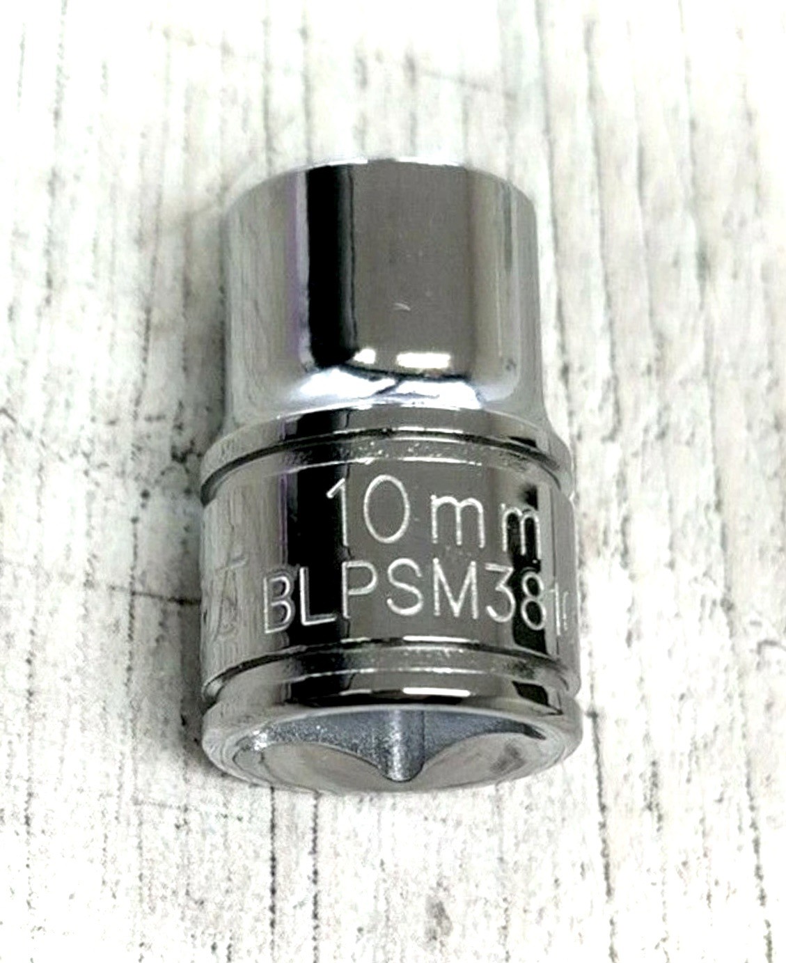 New Blue Point ™ Tools 10mm 3/8″ 6pt Shallow Chrome Socket BLPSM3810