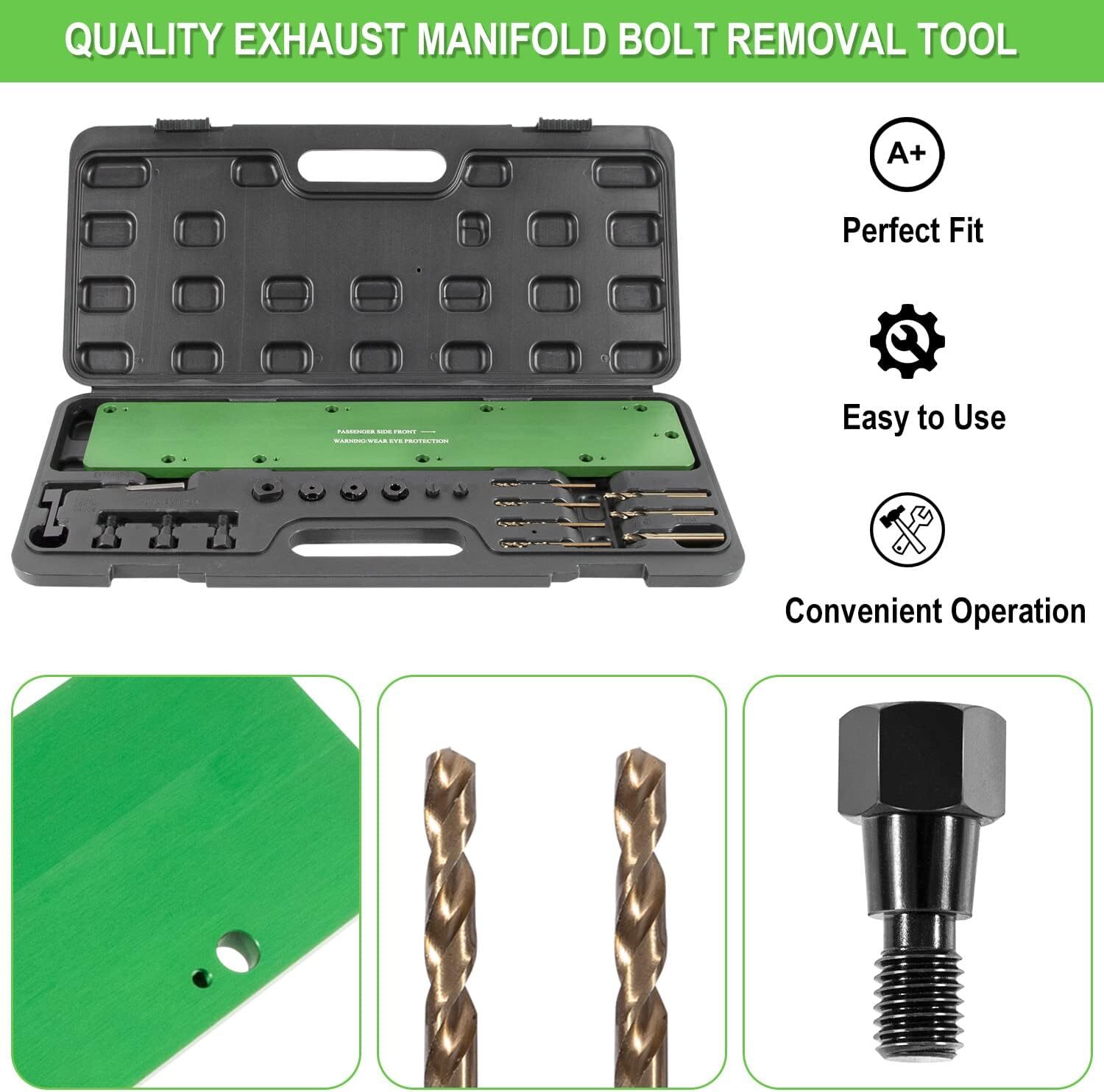 for Dodge 5.7L Hemi Motor Broken Exhaust Manifold Bolt Stud Drill Template 71500