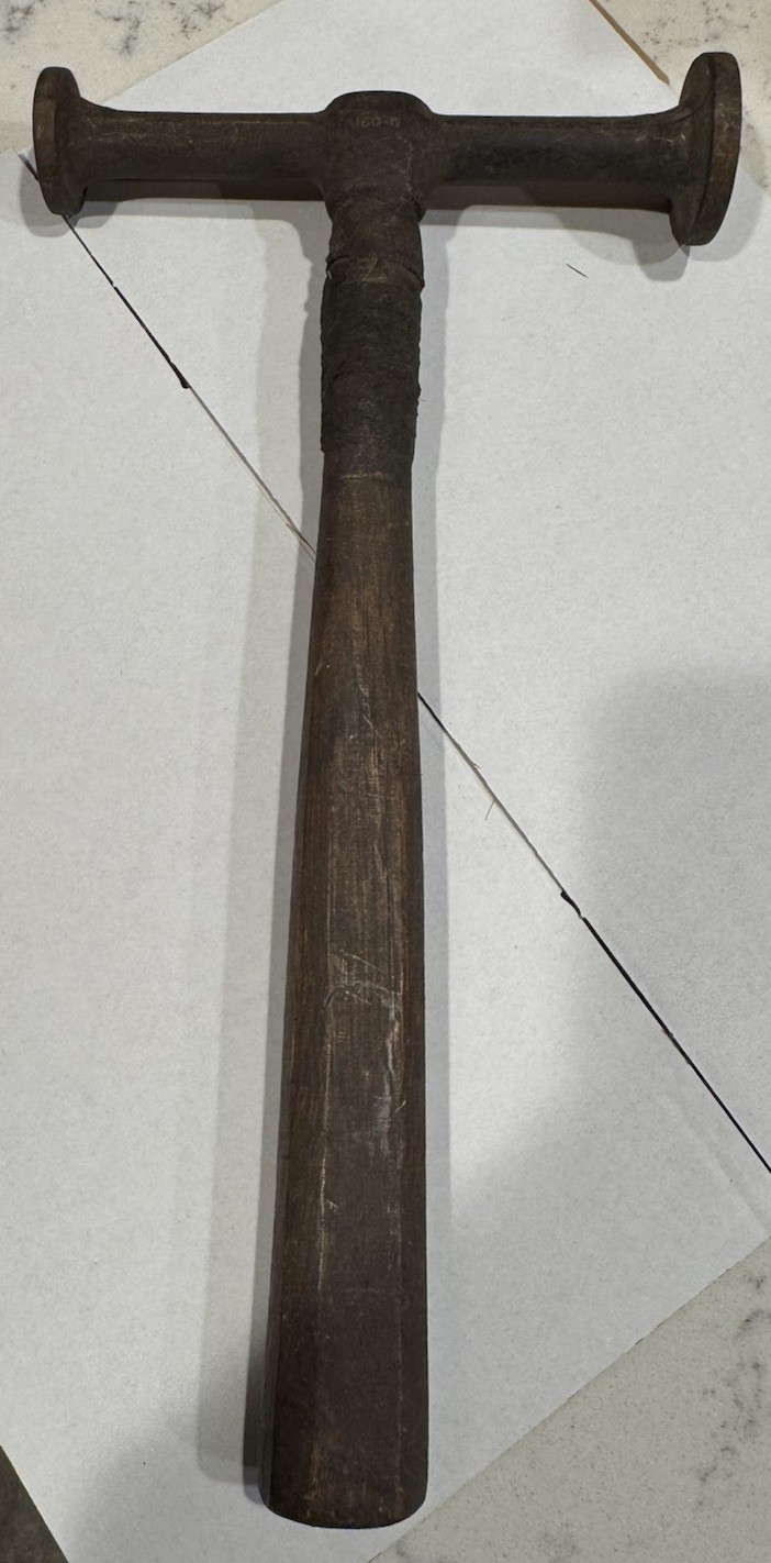 Fairmount Auto Body Hammer 160 G Vintage with Patina