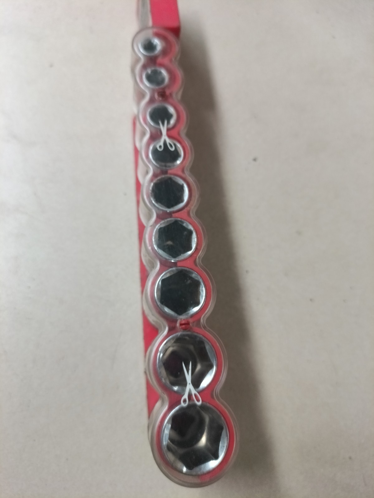 6 Point Nine Piece Deep Socket Set