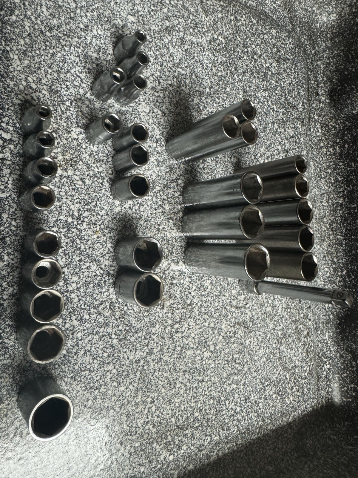 31 1/4 Drive Vintage USA Craftsman Sockets (Assorted Metric And Imperial)