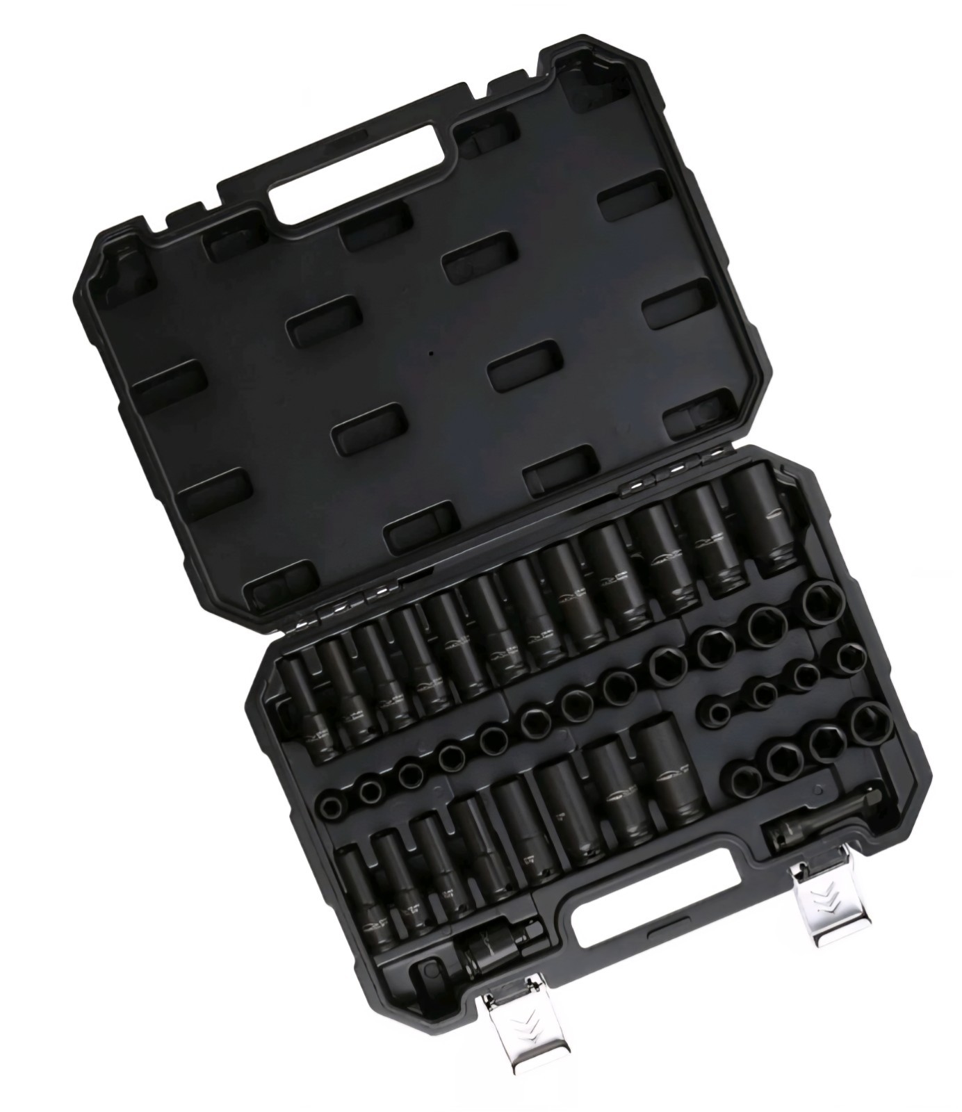 SAE & Metric Standard and Deep Impact Socket Set With Joint and Extension