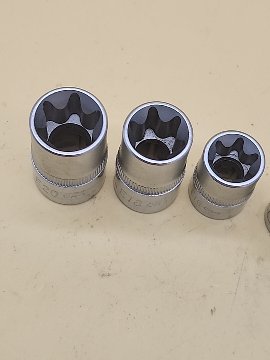 Cornwell Torx Star Bit Female E Socket Set E4-5-6-7-8 E20-18-16-14-10 10ea
