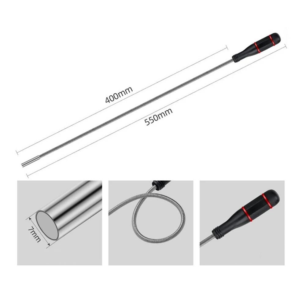 Flexible Magnetic Pickup Automotive Screw Pickup Tool Magnetic Suction Iron Rod