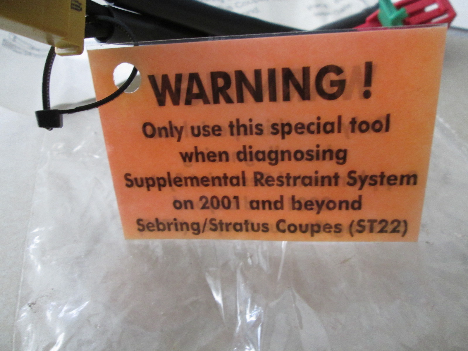 Miller Special Service SRS Load Tool Jumper Cable Chrysler Sebring Coupe 8443-7