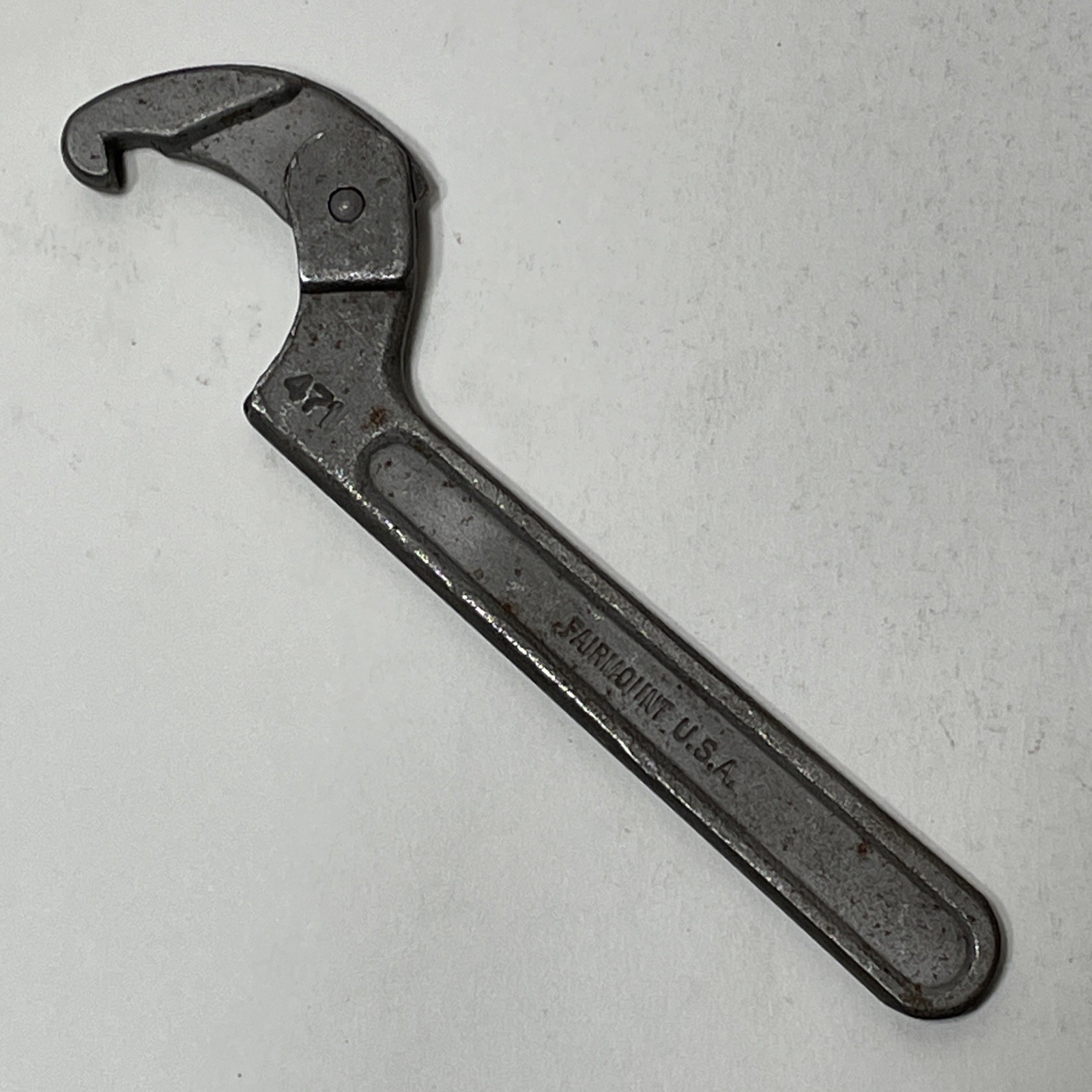 Fairmount 471 Adjustable Hook Spanner 3/4″ – 2″ USA Wrench Vintage Tools