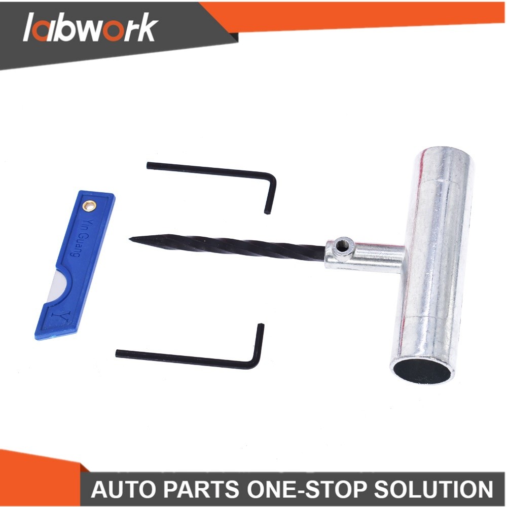 Labwork 57pcs Tire Repair Kit Flat Tire Repair Car Truck Motorcycle Plug Patch
