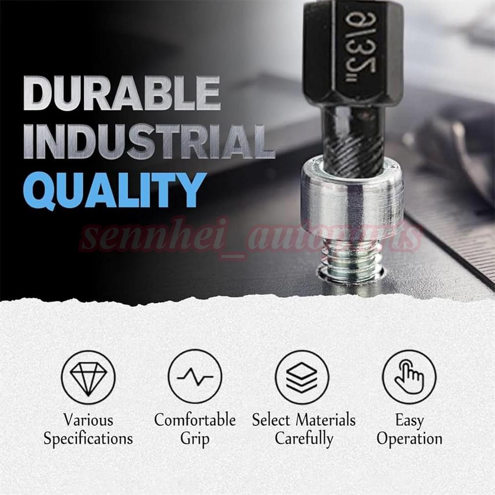 Multi-Spline Screw Extractor Set Hex Head Bit Socket Wrench Bolt Remover 25Pcs