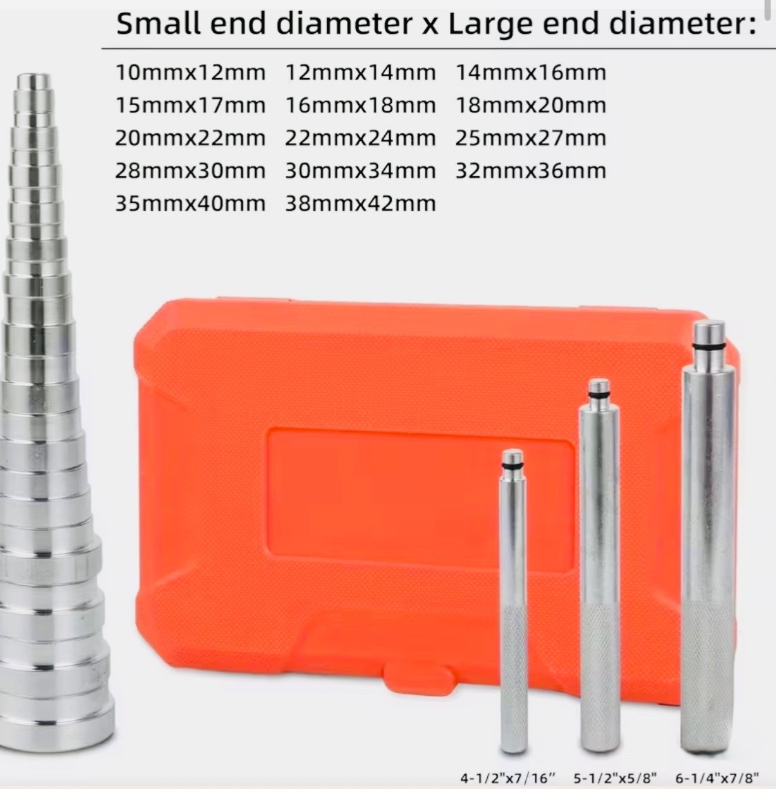 Bearing Press Kit Bushing Bearing Seal Driver & Removal Tool Set 17 Pcs and Case