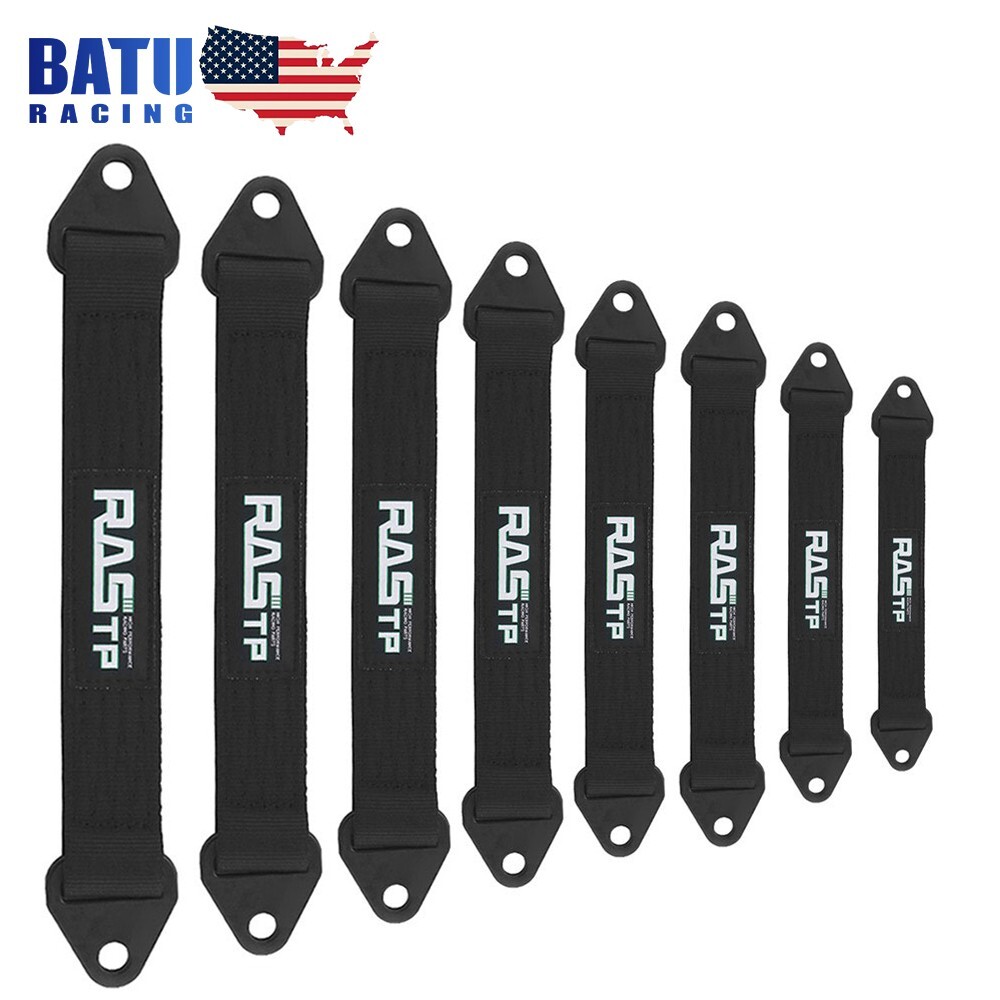 New Black Limit Straps Shock Suspension 12″ 14″ 16″ 18″ 20″ 22″ 24″ 26″ 10000lb