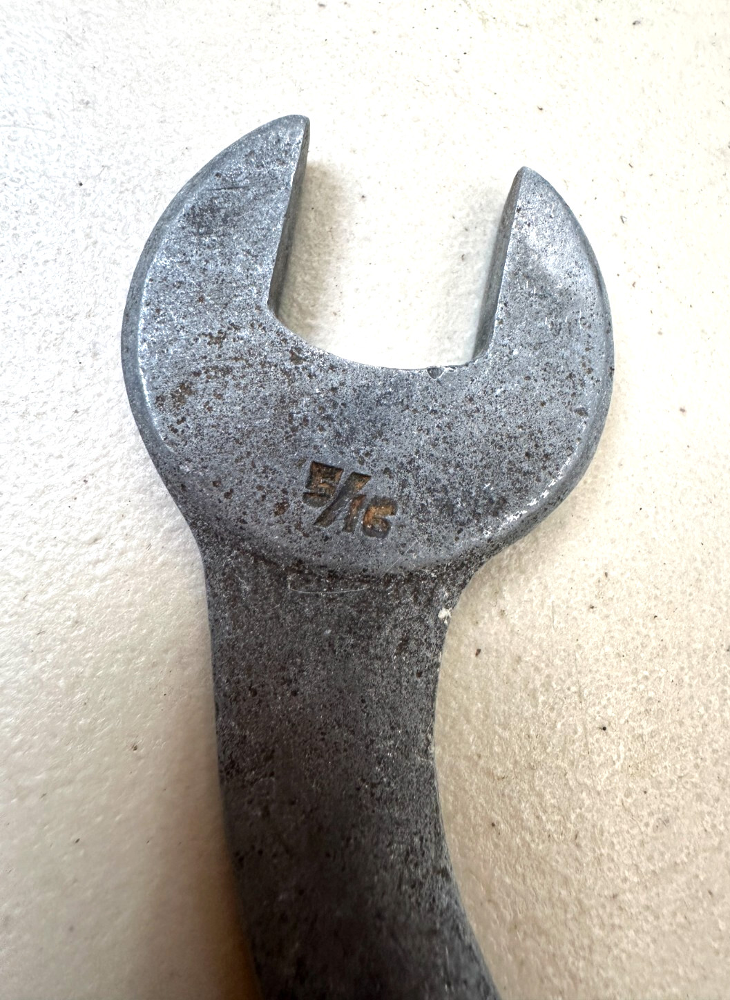 J H Williams Vintage Open End S Wrench 677 1/4 x 5/16 USA W-Diamond