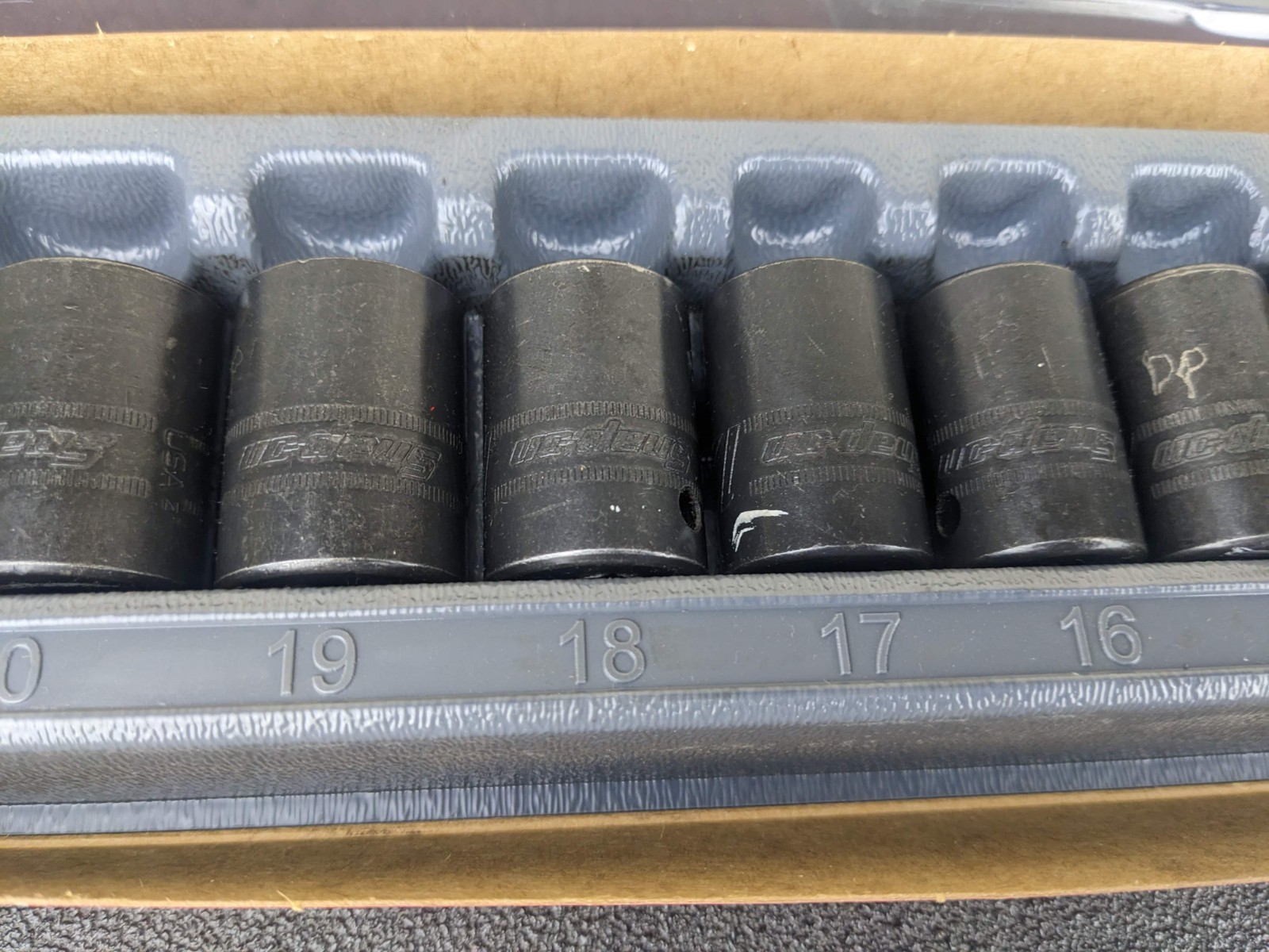 #bm356 Snap On Tools 315IMMYA 15pc 1/2″ Drive Metric Impact Socket Set 10-24mm