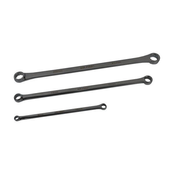 US PRO 7pc Aviation Double Ended Ring Extra Long Spanner Set 8 – 24mm 3222