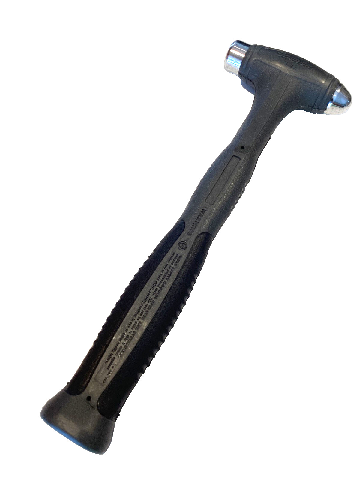 Snap On 8 Ounce Titanium Gray Soft Grip Dead Blow Ball Peen Hammer HBBD8 NICE