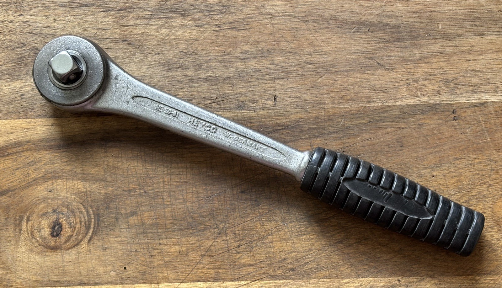 HEYCO 50-01 – Push / Removable / reversible 1/2” drive Ratchet. Quality German