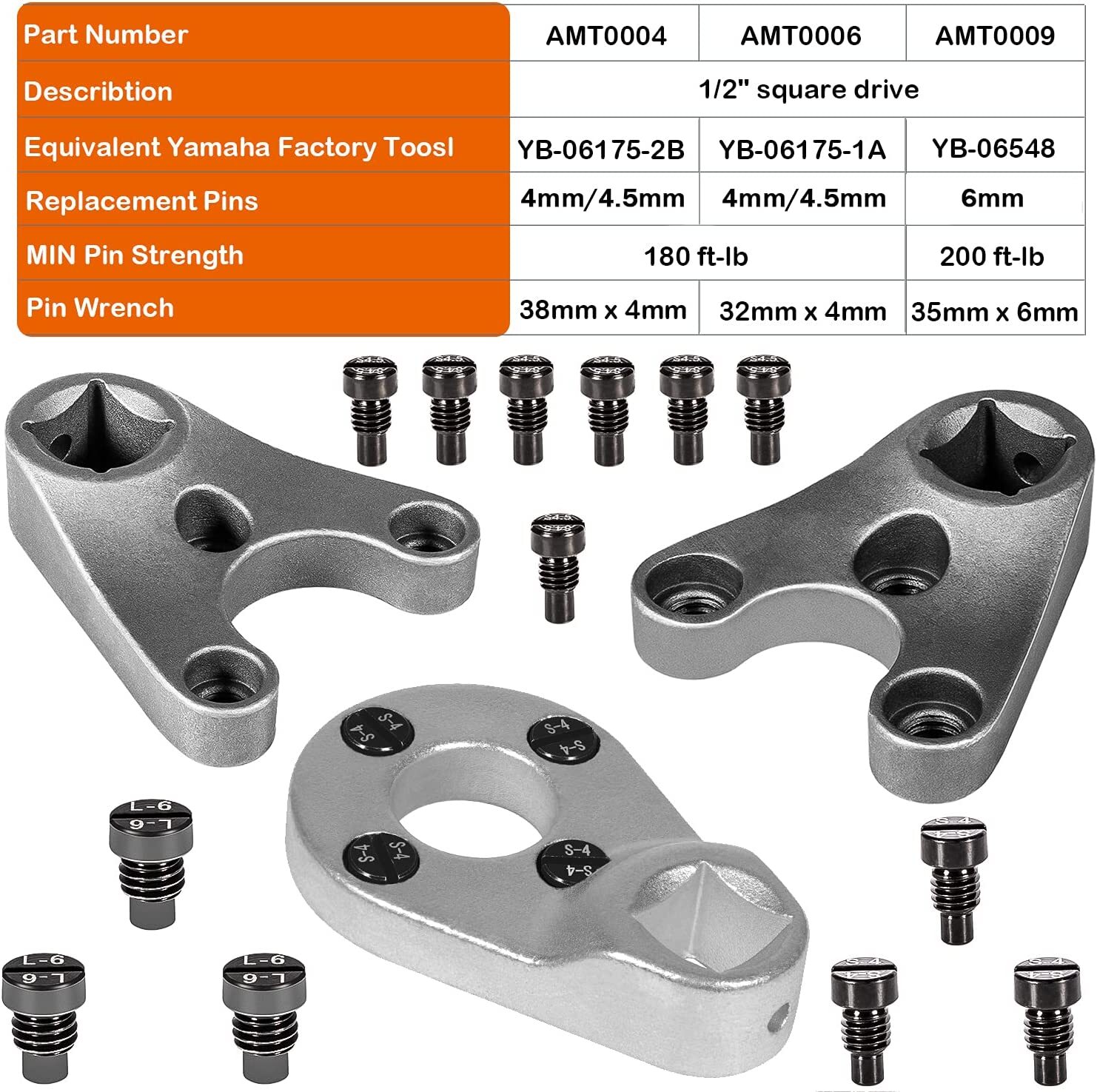 MT0004 MT0006 MT0009 Outboard Trim / Tilt Pin Wrench for Yamaha,Johnson,Evinrude