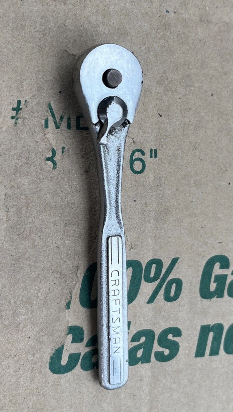 Craftsman USA Teardrop Ratchet Quick Release 1/4″ Drive V 43185