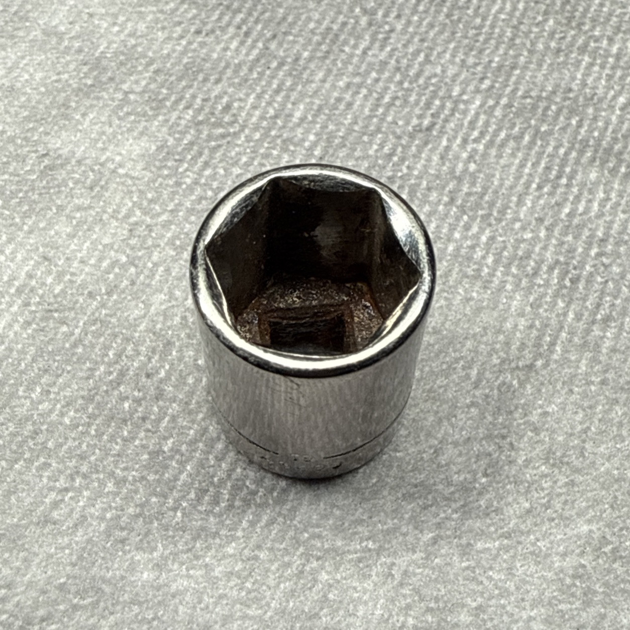Craftsman 1/2” Shallow Socket 1/4 Drive 6-Point G1 Chrome USA 43499
