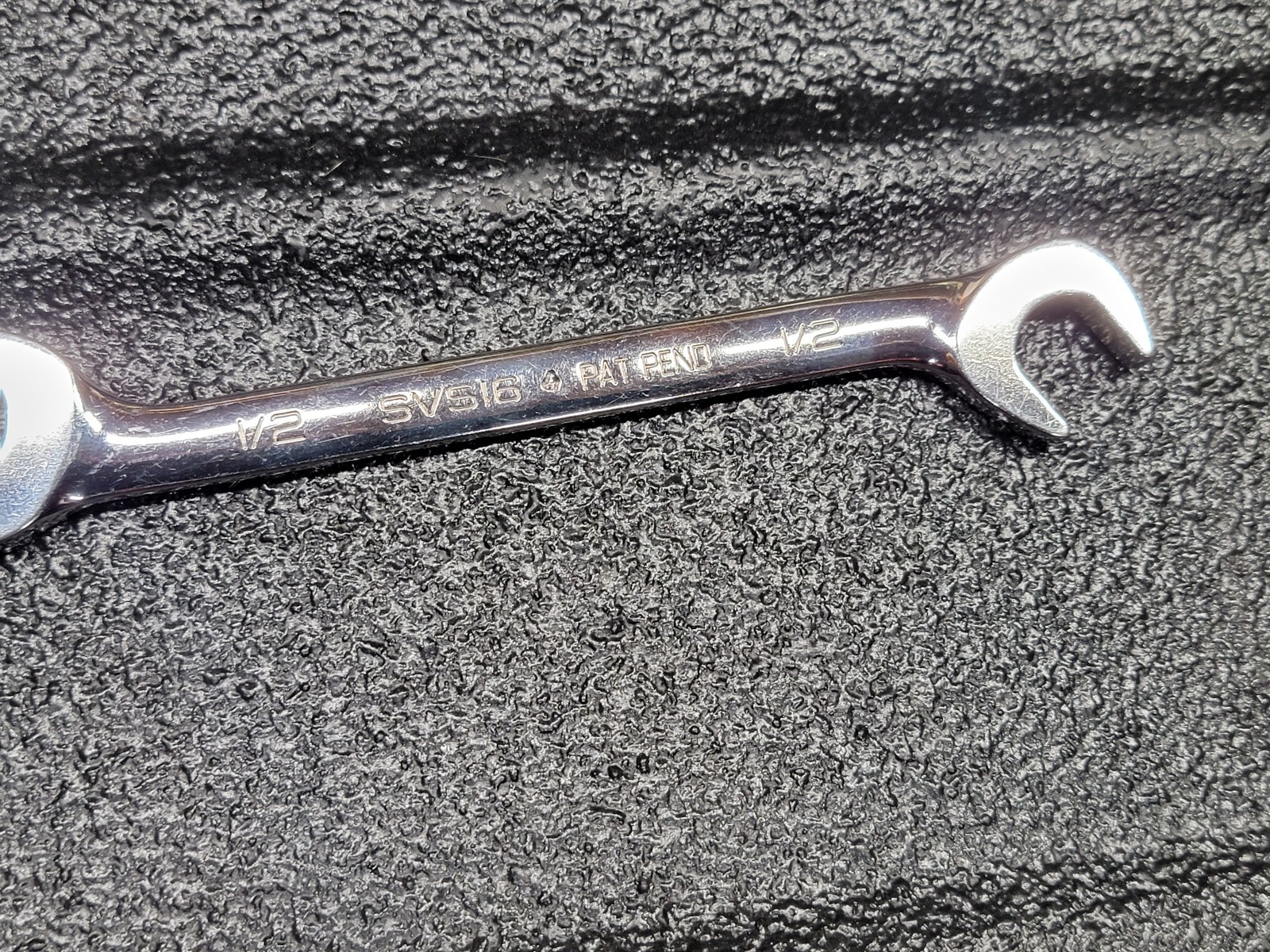 Snap-On svs16 1/2” flank drive four way angle head open end wrench