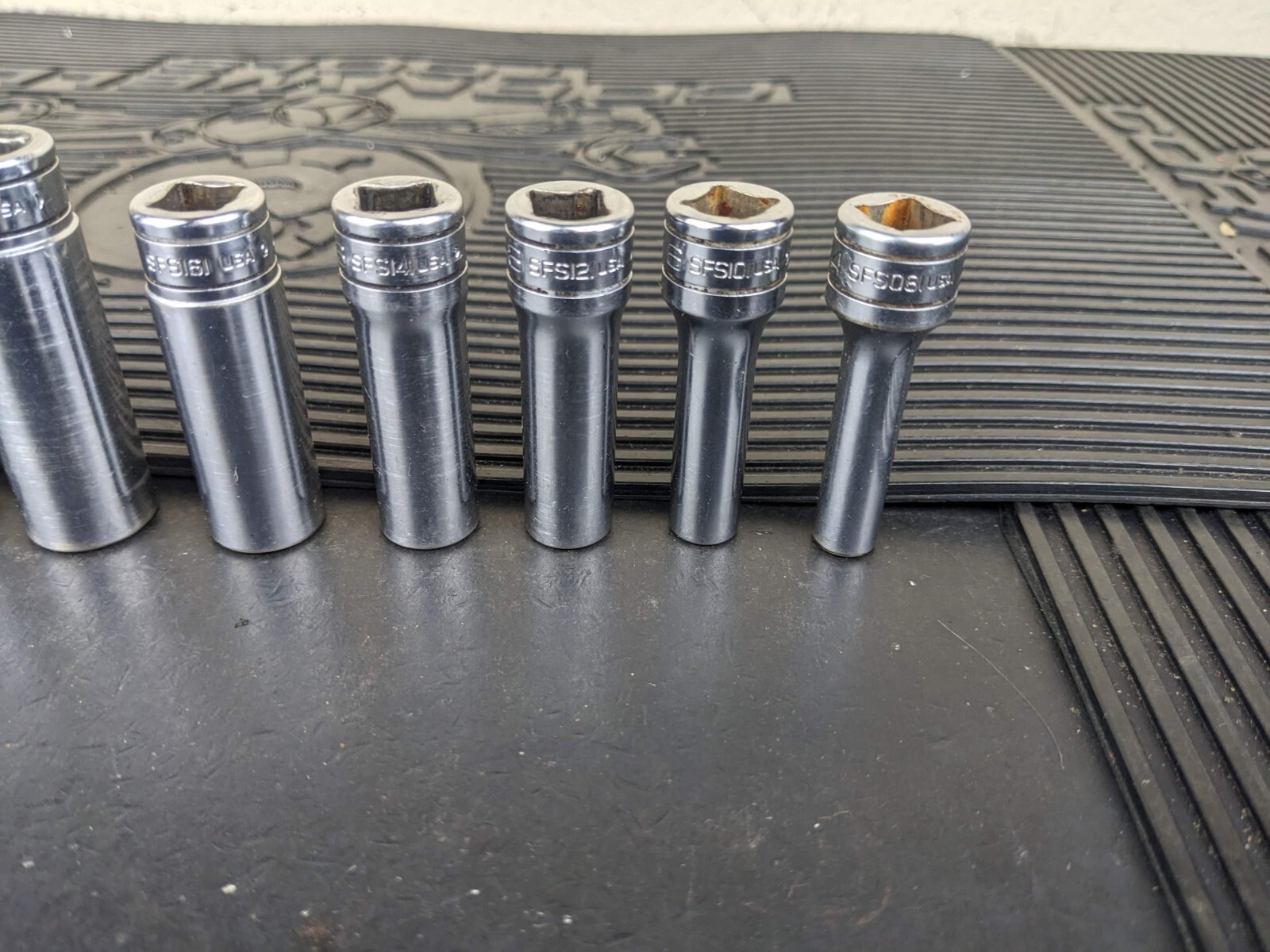 #bg224 Snap on Tools 211SFSY 3/8″ Drive Deep Chrome Socket Set Socket Set