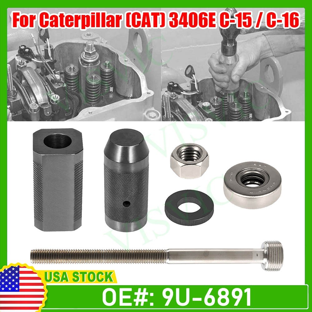 9U-6891 For CAT 3406E C10 C12 C15 C16 C-18 Injector Sleeve Remover Installer Set