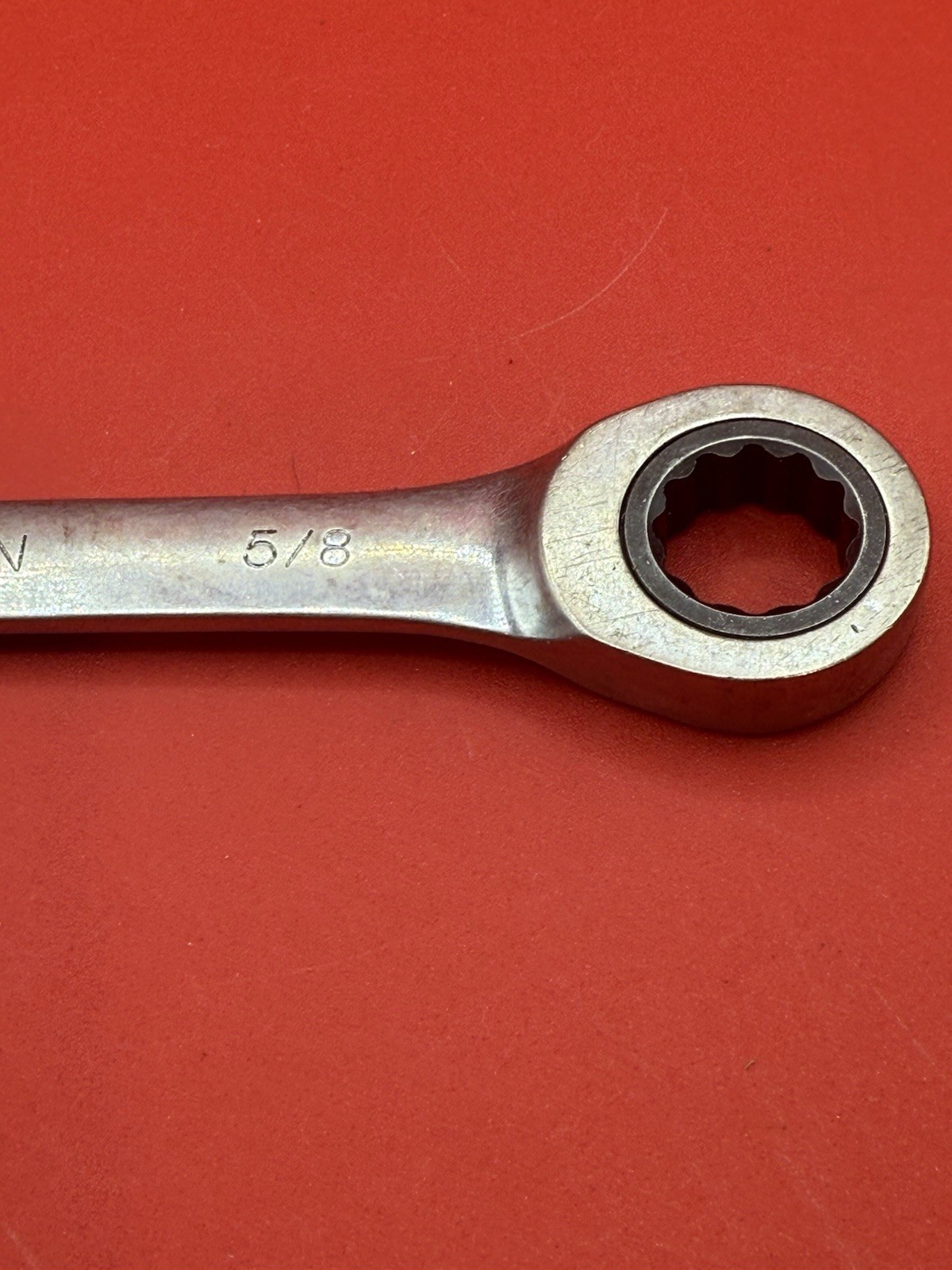 Craftsman Polished 5/8″ Dual Ratcheting 12 Point Combination Wrench 1474 D-AB
