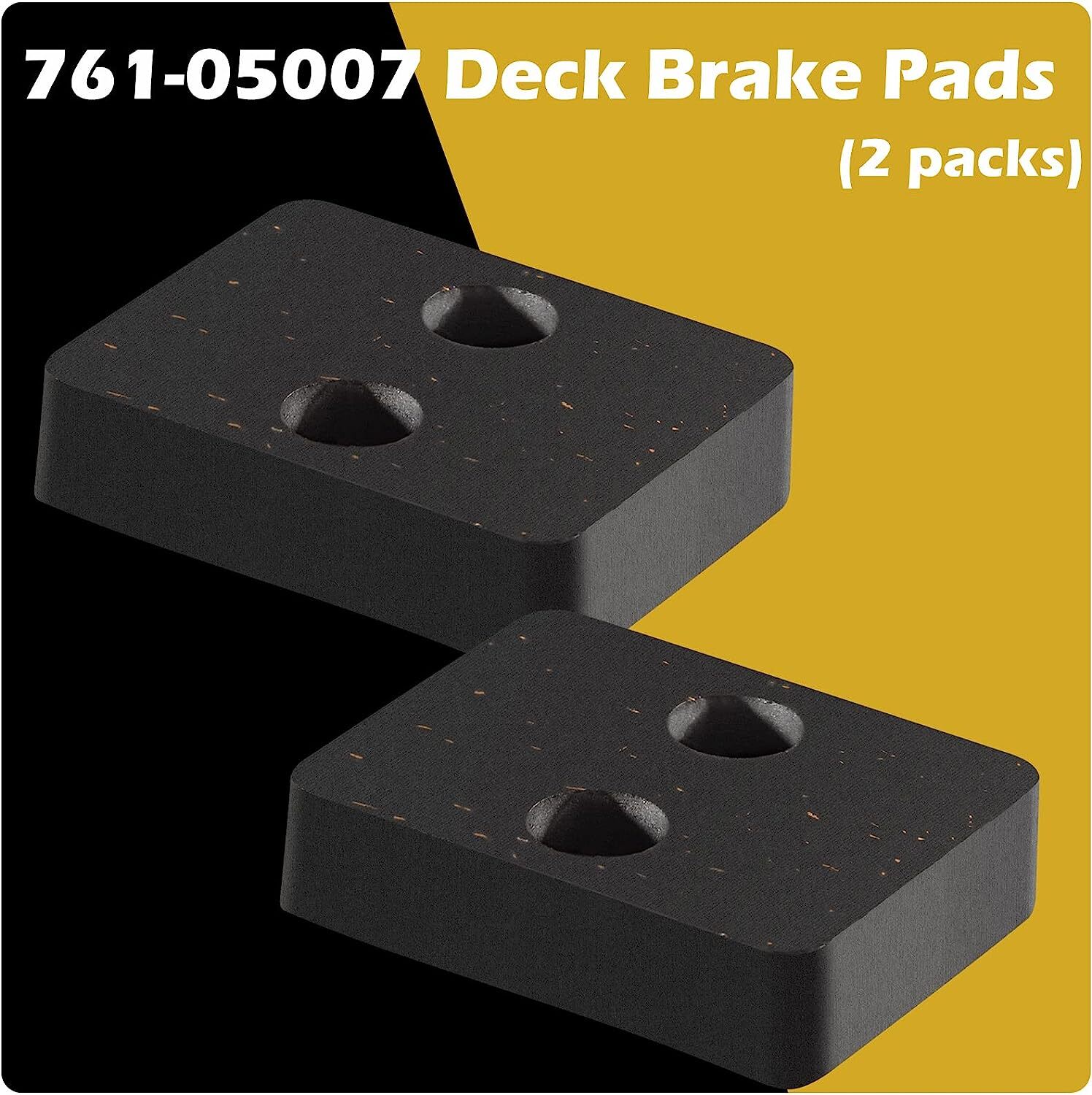 (2pcs)761-05007 Deck Brake Pad for Cub Cadet XT1-LT42/LT42 C,XT1-LT46, XT2-LX42,
