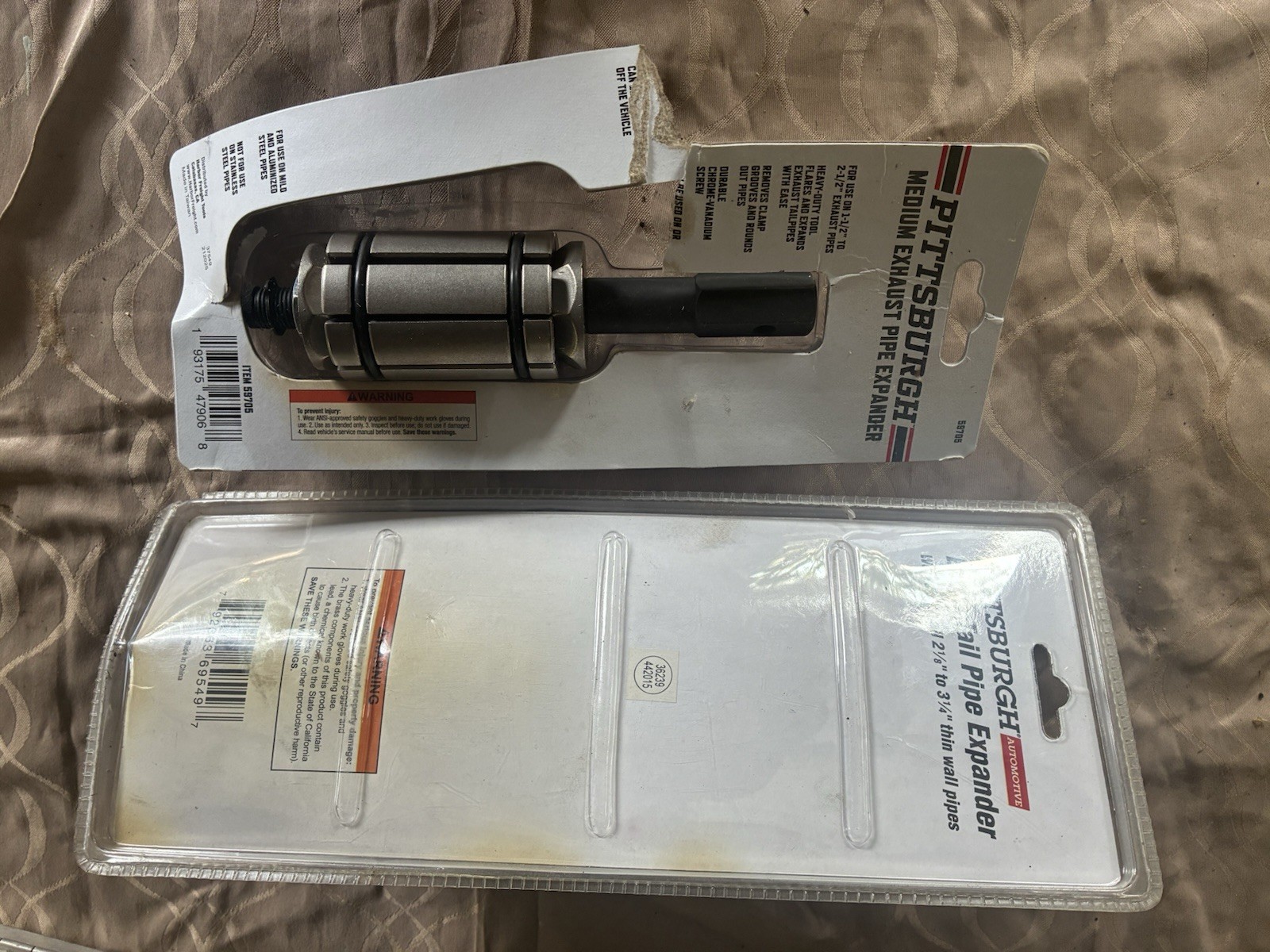 2 Tail Pipe Expanders 1 1/2 – 2 1/2”, 2 1/8 – 3 1/4”