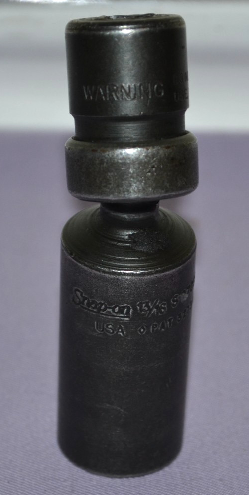 Snap-On S97098 3/8″ Drive 6-Pt 13/16″ Universal Spark Plug Impact Socket USA