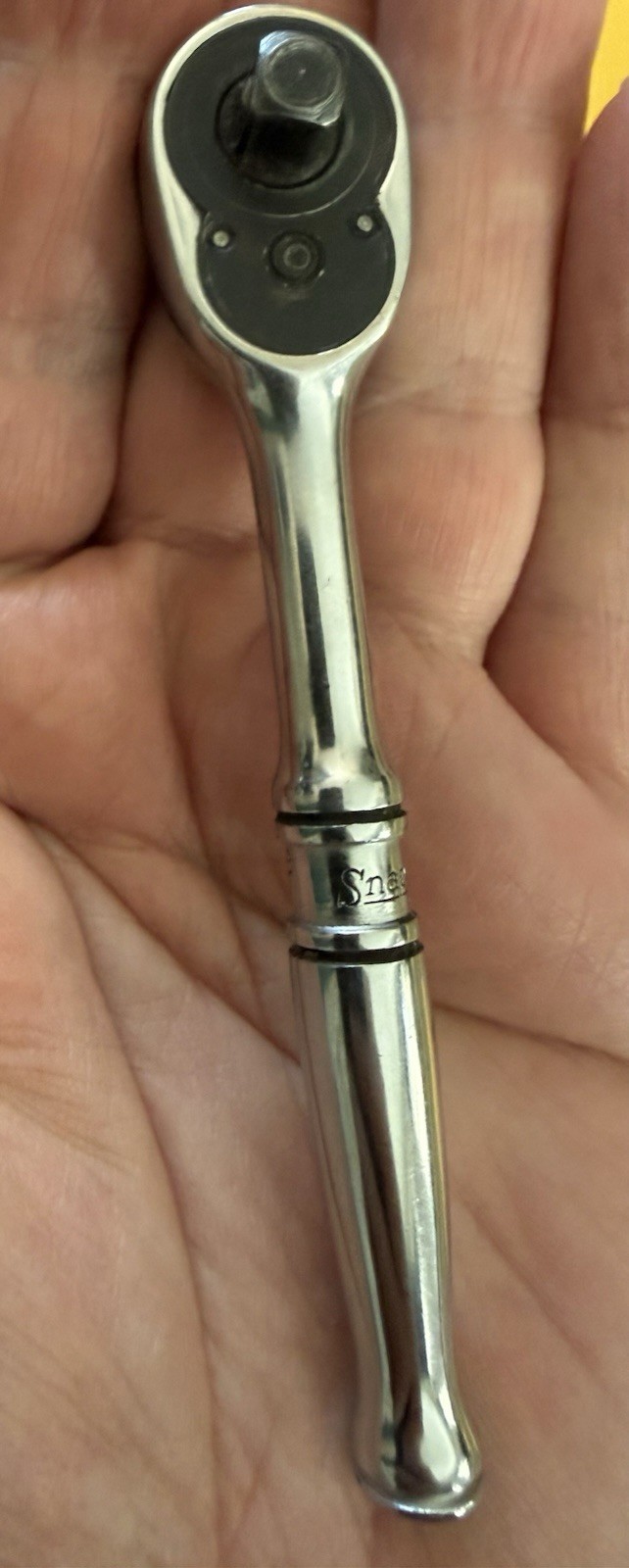 Snap On 1/4″ Ratchet TM 70 B and 5/16” Socket TMD 10. Nice Tool w/Chrome. USA