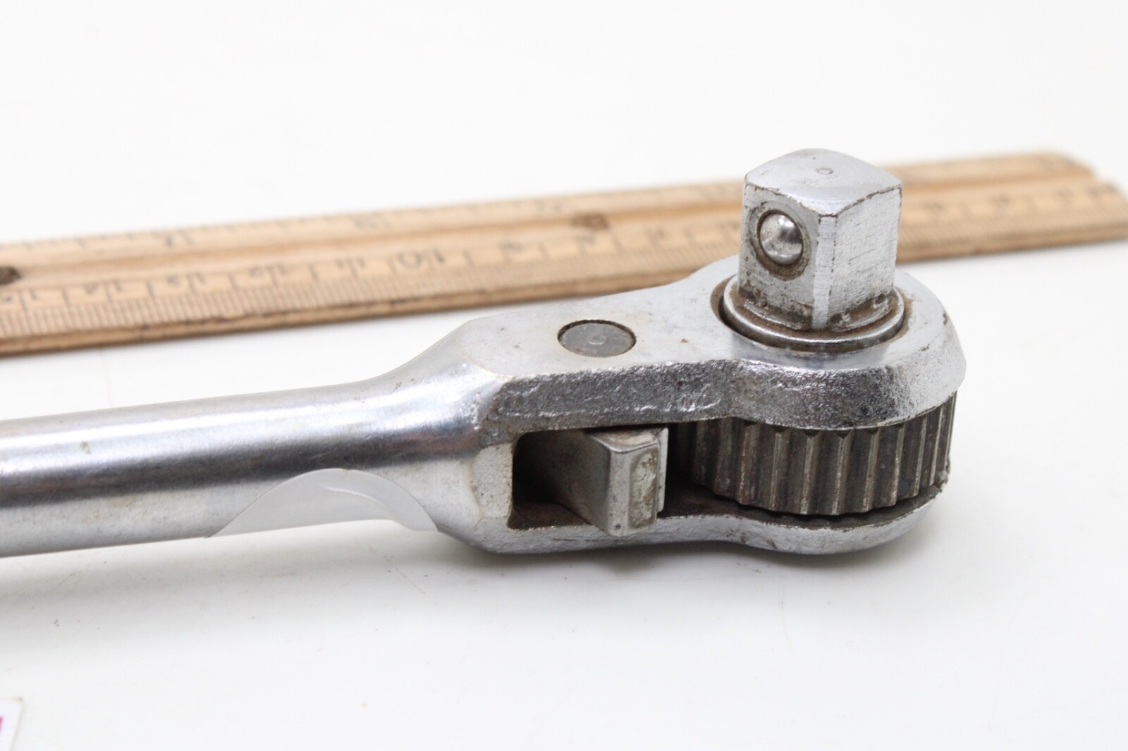 Thorsen 77 1/2″ Drive Open Gear Standard Ratchet Knurled Grip 10″ Made in USA