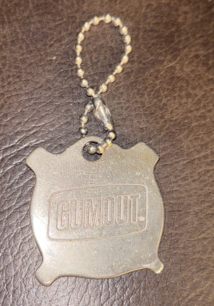 Vintage GGUMOUT Tools 4-Way Slotted Pocket Screwdriver & Key Chain