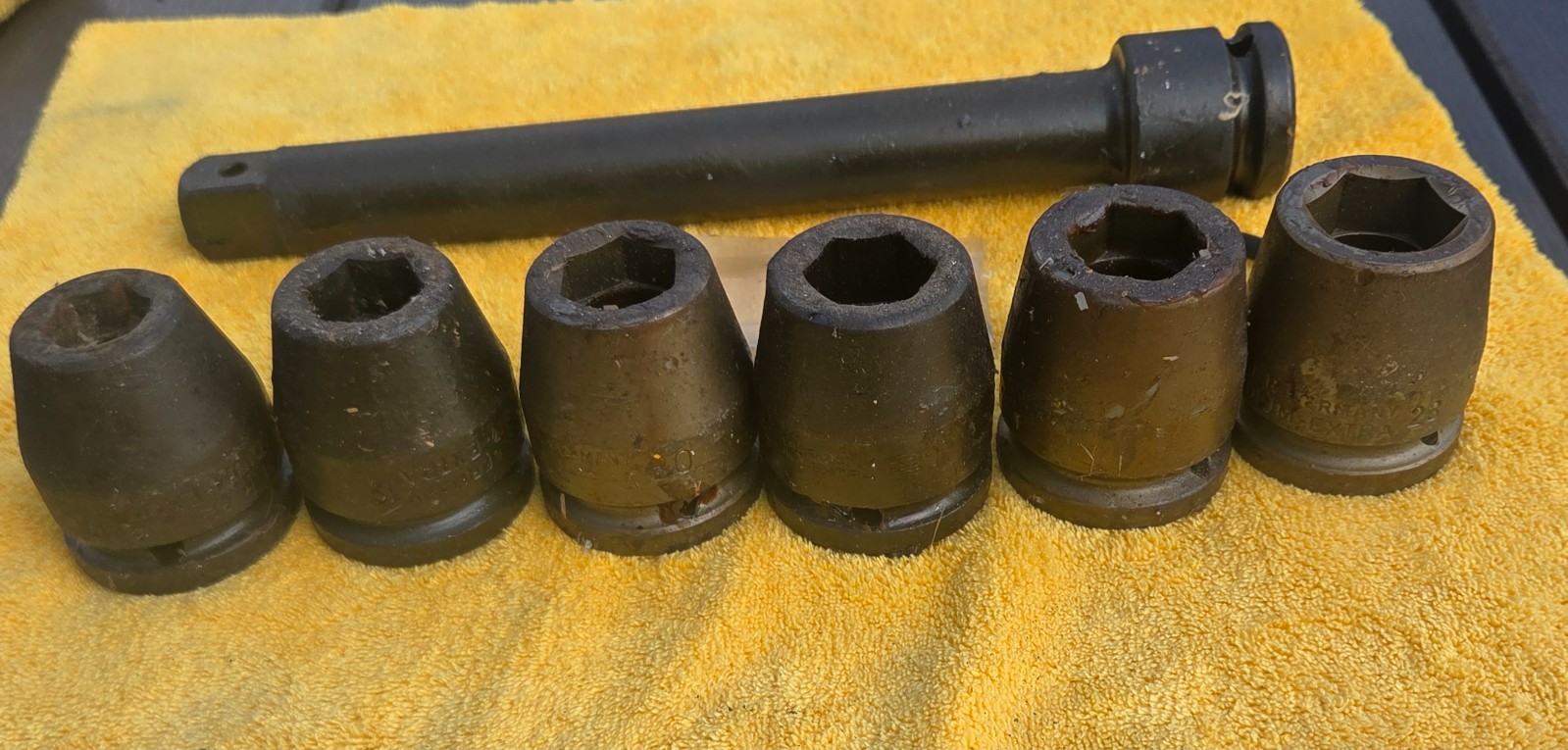 «Belzer» Germany 3/4 inch Drive Short 6pt Metric Impact Sockets and Extension