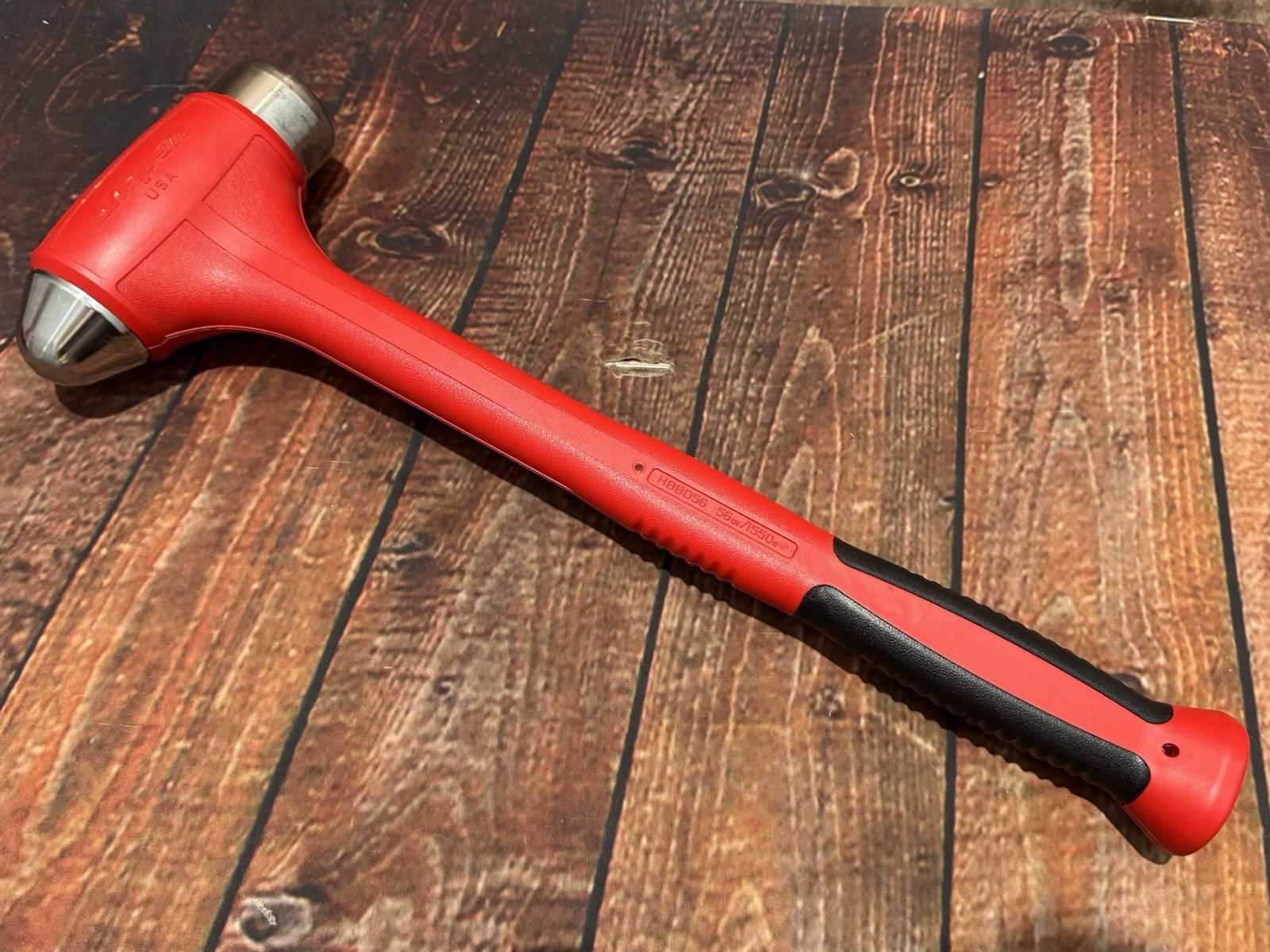Snap-On HBBD56 Soft Grip Ball Peen Dead Blow Hammer – 56oz