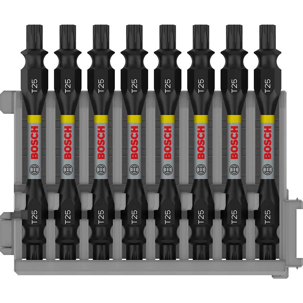 Bosch PRO Impact Torx Screwdriver Bit T25 65mm Pack of 8