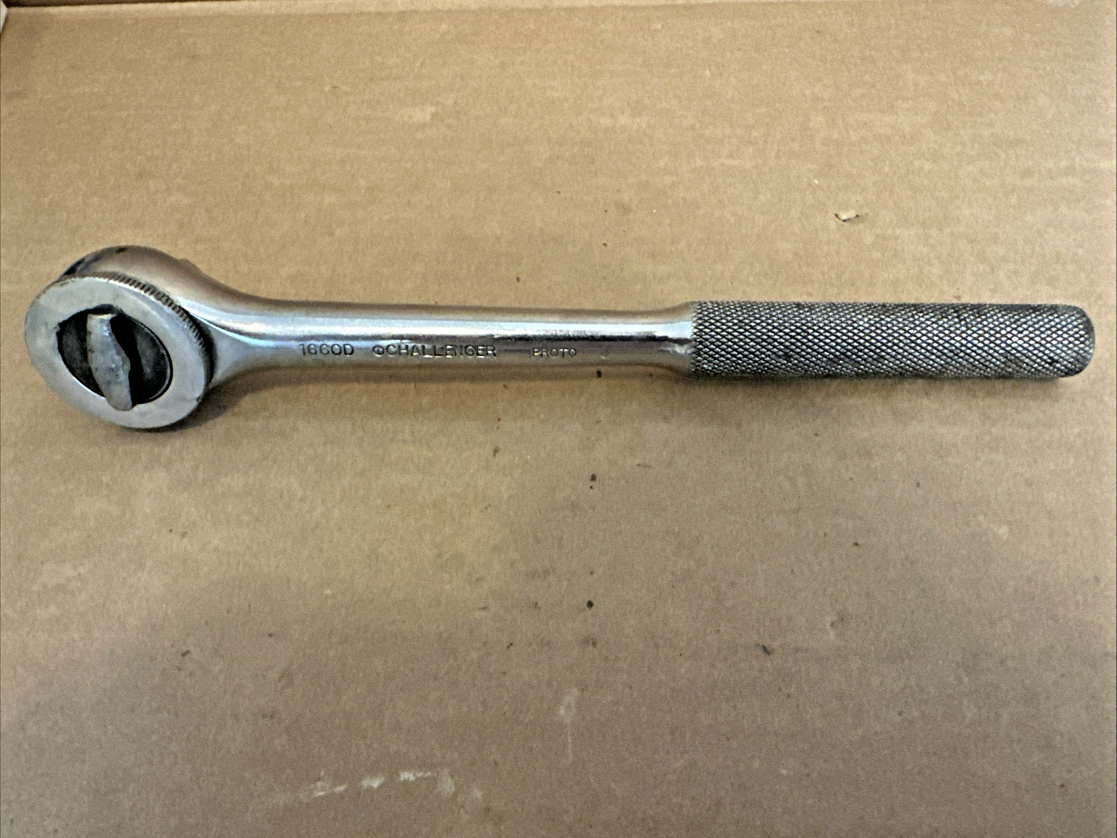 Proto Challenger 1660D 1/2″ Drive Thumbwheel Ratchet 10″ USA Tool Free Shipping