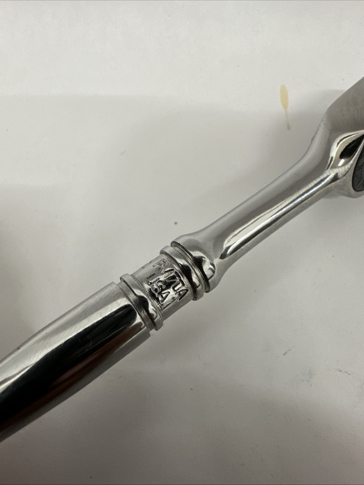 SNAP-ON TOOLS 3/8 DRIVE COMPACT HEAD RATCHET 4-3/8 INCHES LONG FM70A