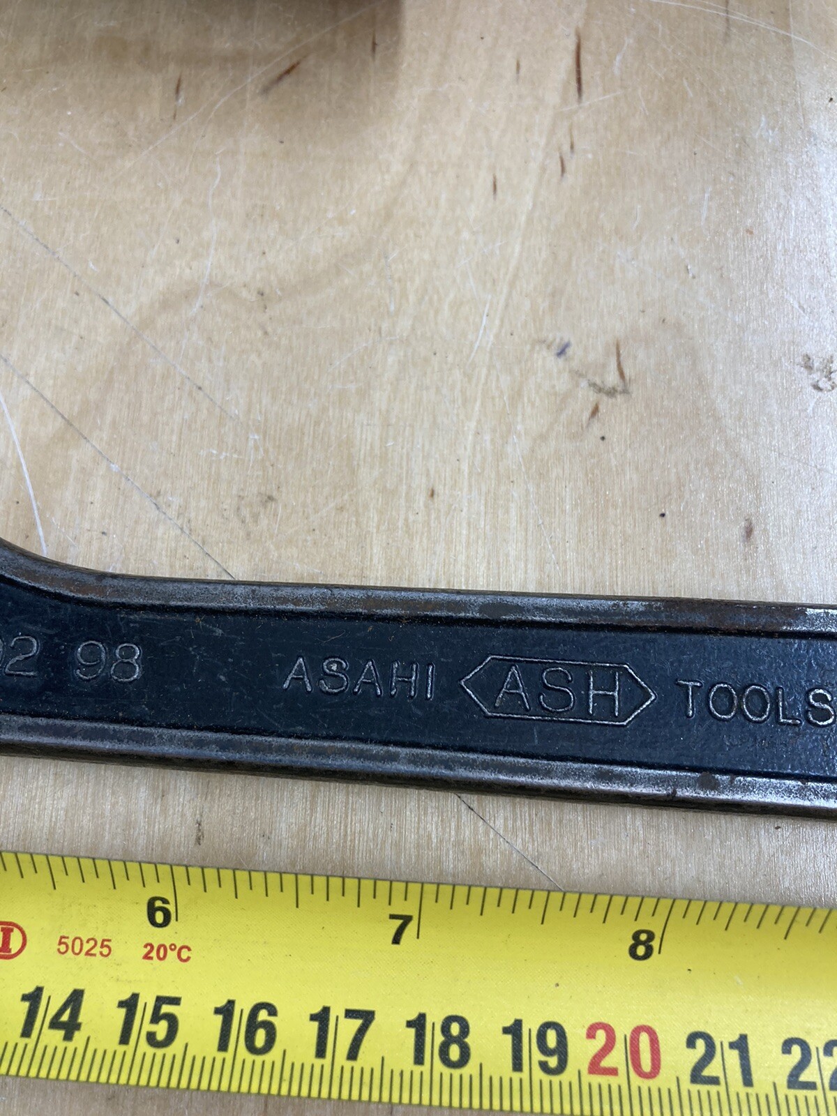 Pre Owned ASH TOOLS K-12 Spanner C crankshaft tool Wrench 92-98 ASAHI