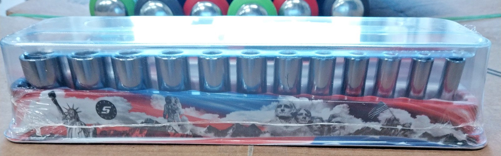 New Snap On 250th Anniversary of USA Metric Socket Set Limited Edition + Towel