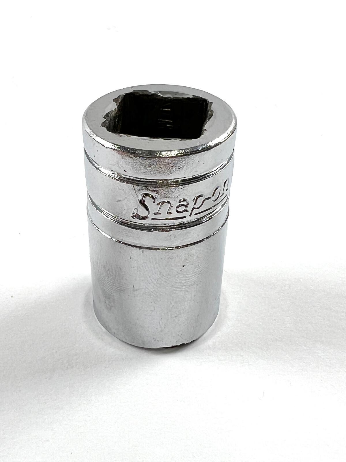 Snap On – 1/2″ Drive 1/2″ SAE, 8pt Double Square Shallow Socket (Damaged, SW416)