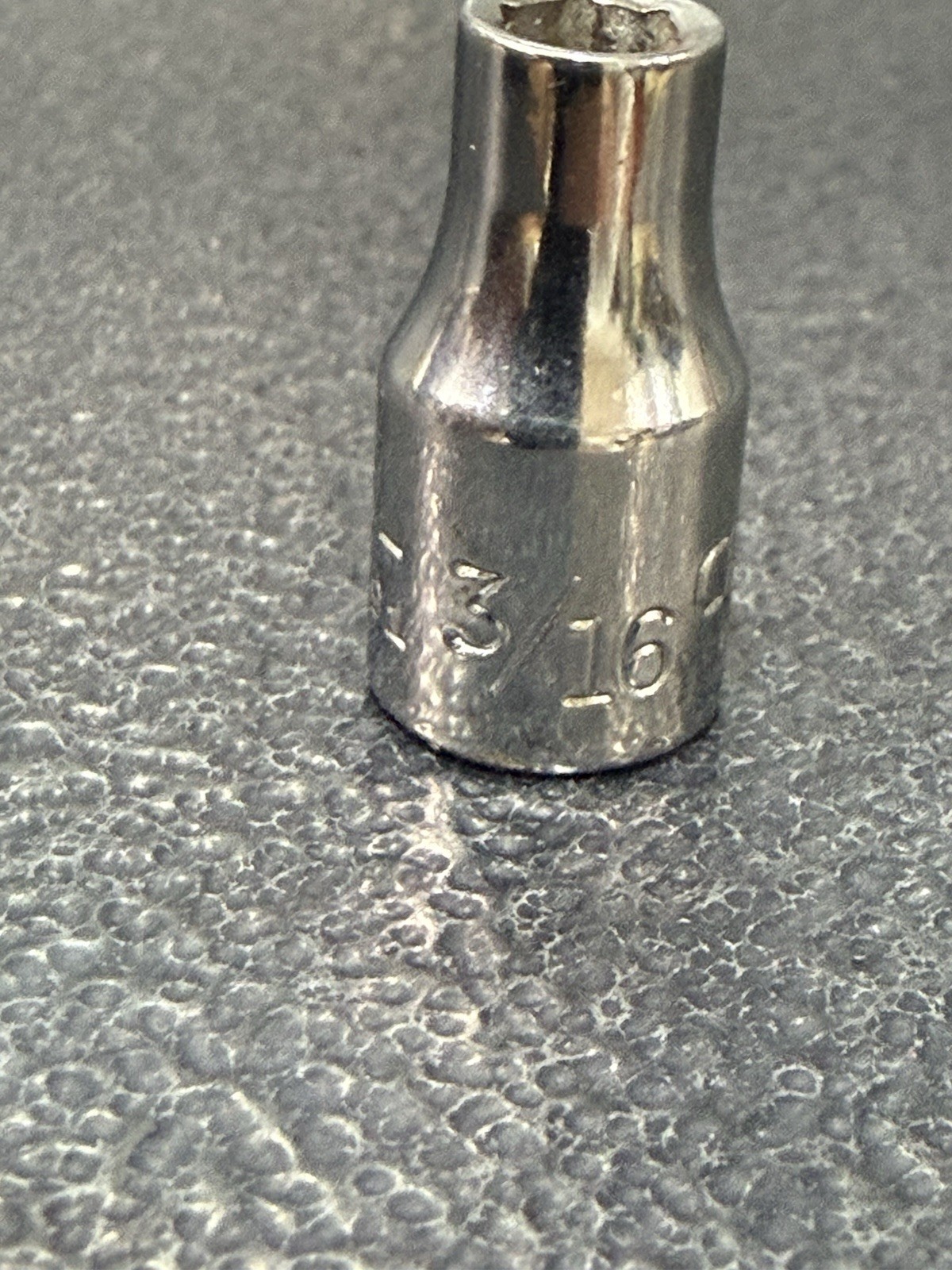 Vtg 3/16 Craftsman G-Series Part 43491 – 1/4″ Drive 6-Point Socket USA Made