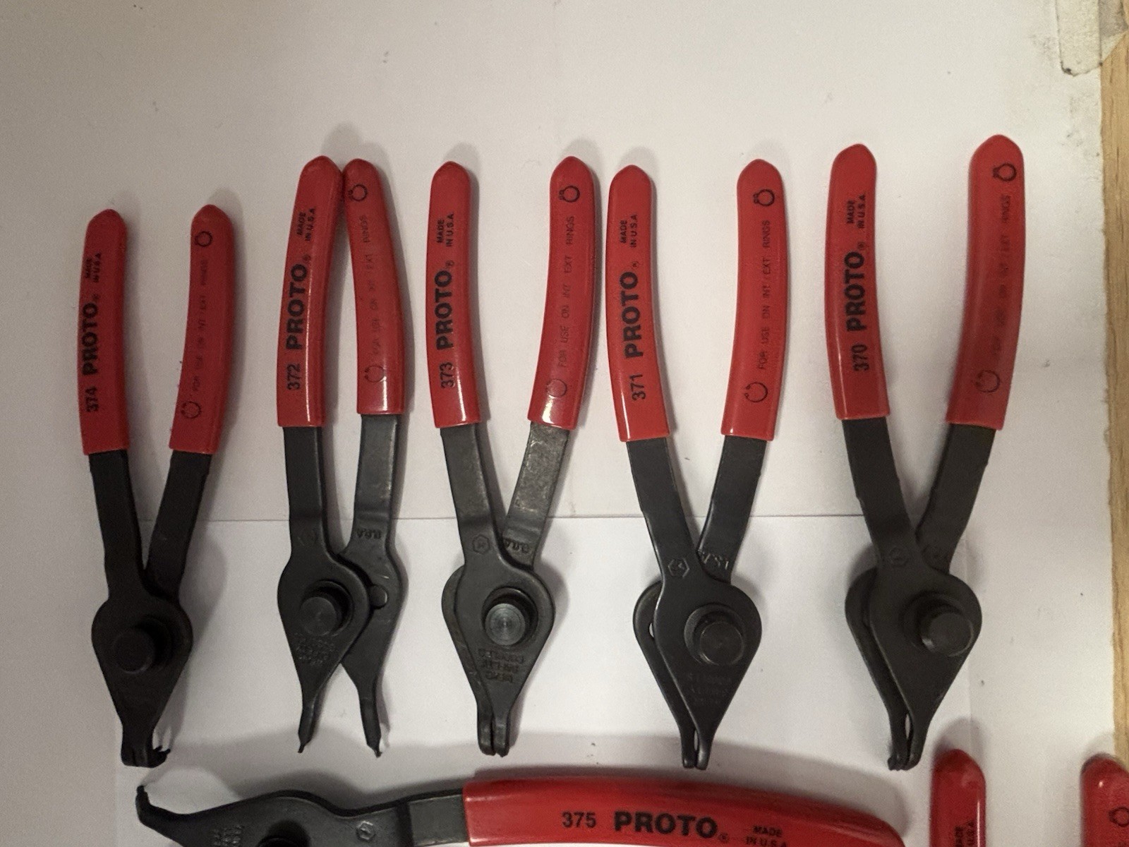 PROTO 360B Convertible Retaining Ring Pliers Set – 12 Piece – Made in USA