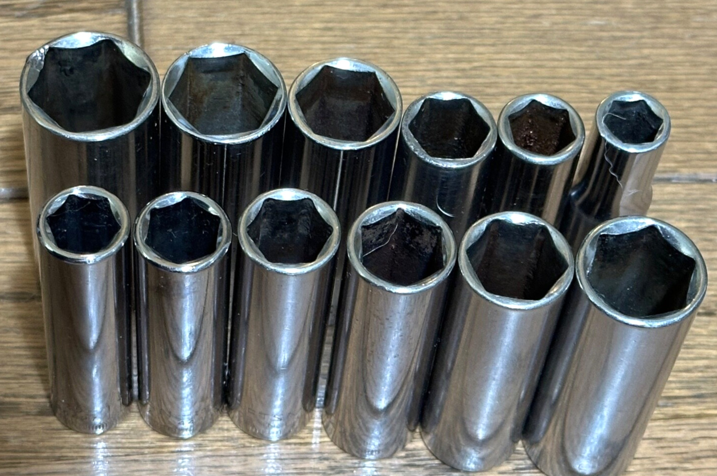 🇺🇸 Craftsman Tools USA METRIC & SAE Deep Socket Set Lot 3/8″ Drive 6-point