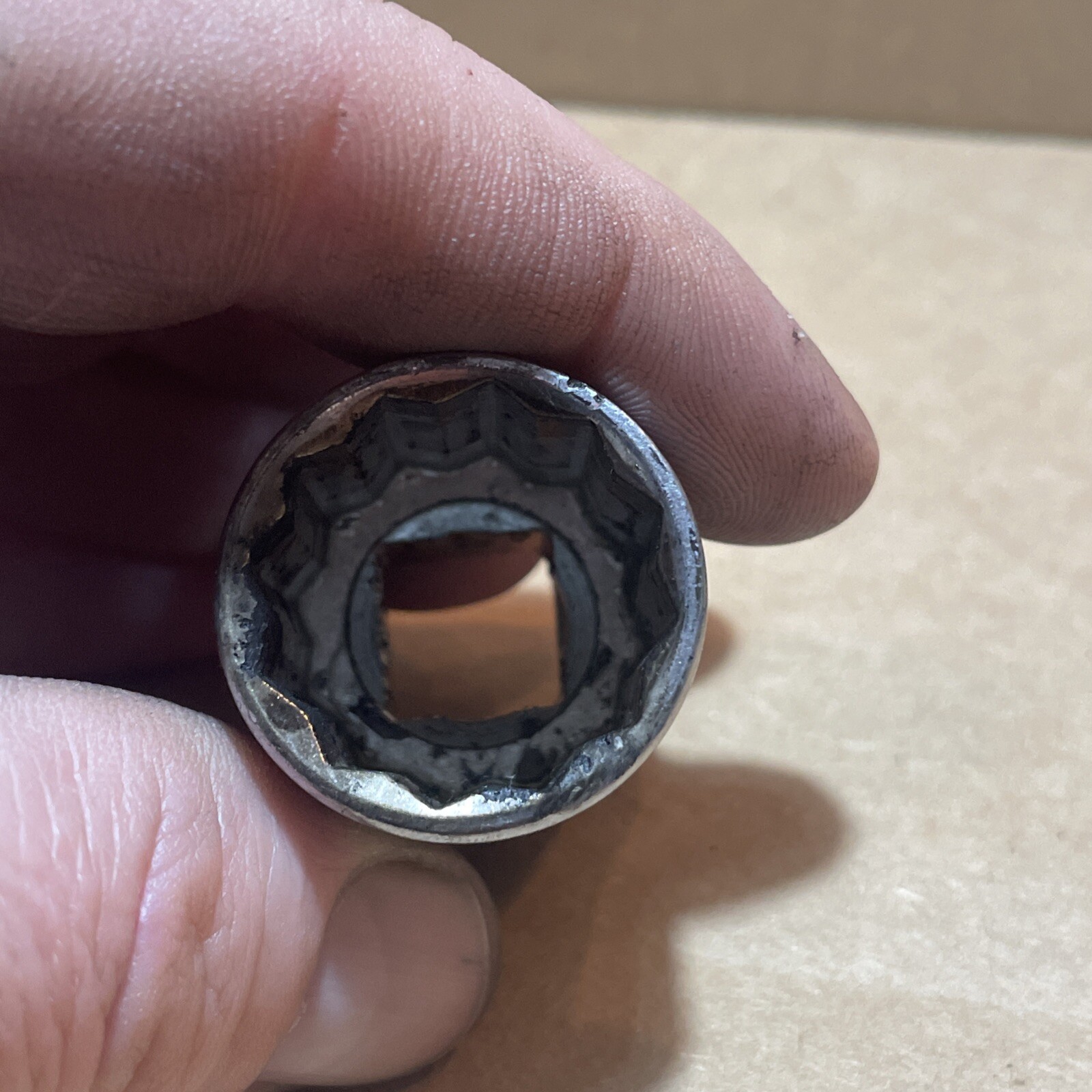 CRAFTSMAN USA SAE SHALLOW CHROME 1/2″ DRIVE 12 POINT SOCKET 7/8″ IN G 47512