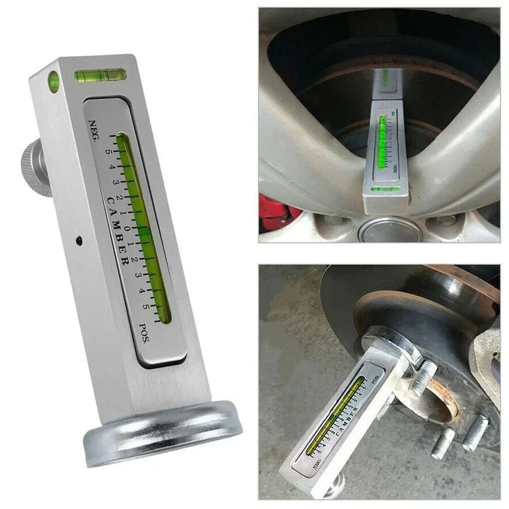 Adjustable Magnetic Gauge Tool Camber Castor Strut Wheel Alignment Truck Car