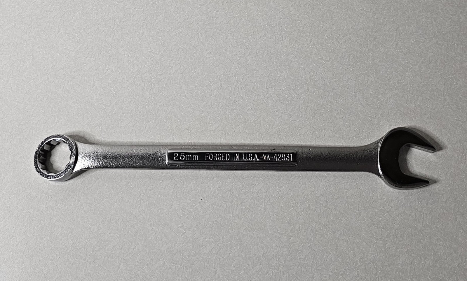 Craftsman Metric MM Combination Wrench USA 12pt 25mm – Part # 42931