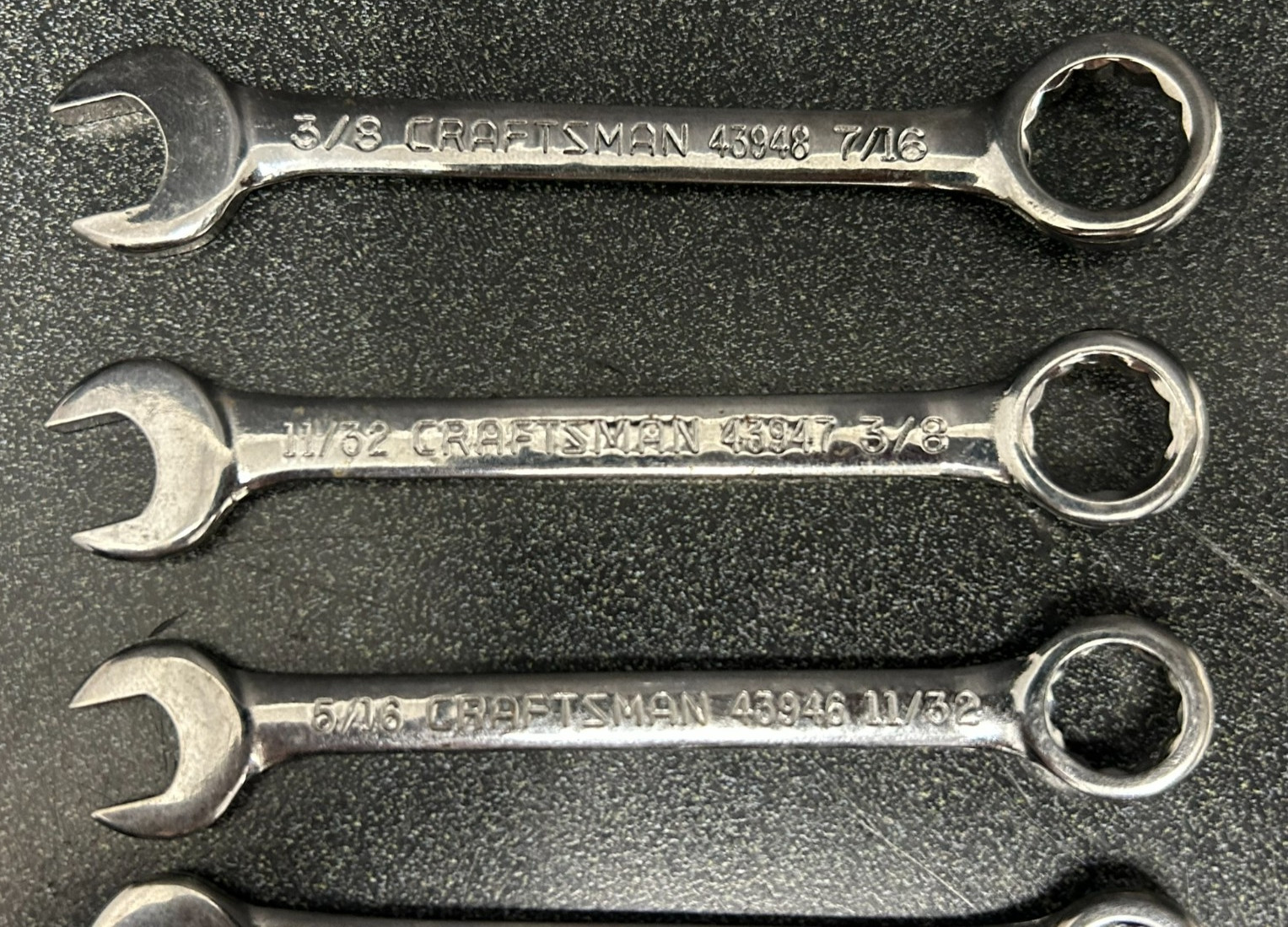 Craftsman USA 7 Piece Mini Wrench Set 43948 43947 43946 43945…FREE SHIPPING